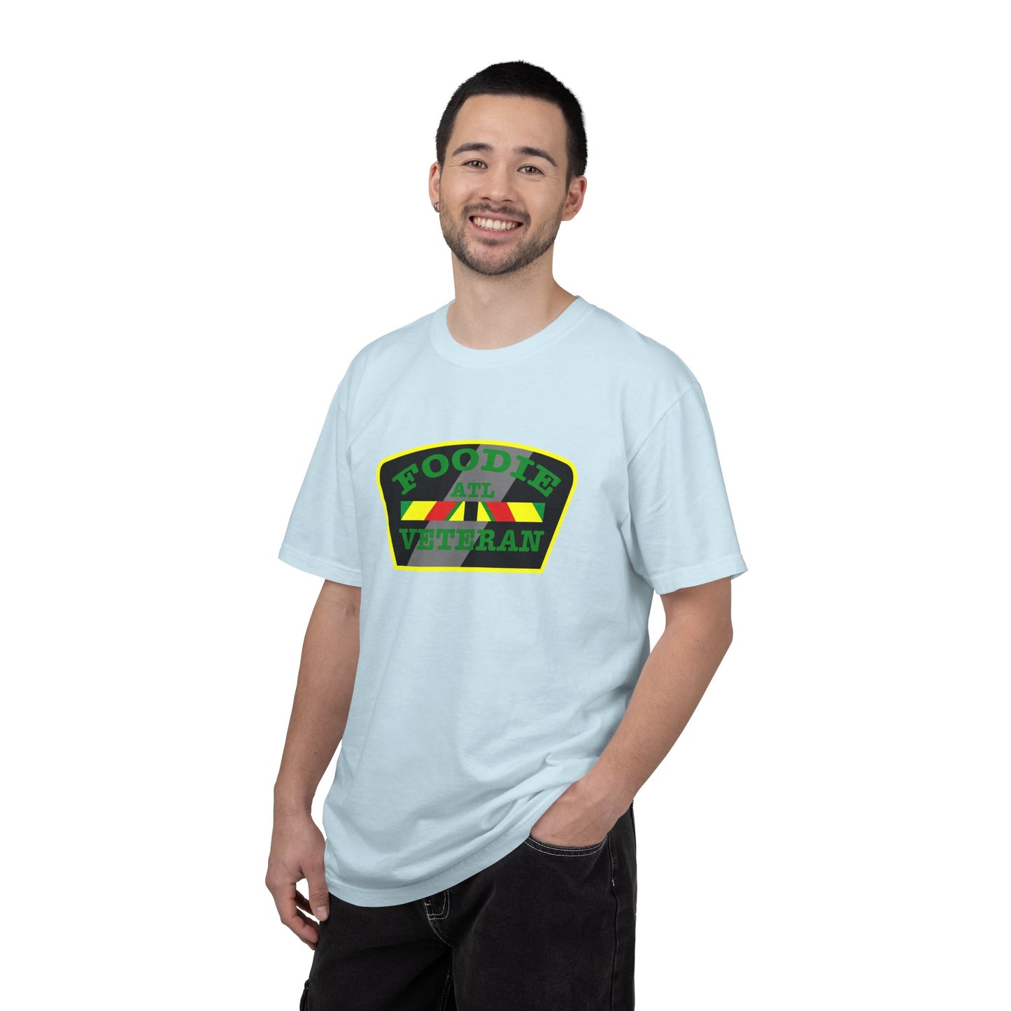 L.O.E.F Foodie Veteran ATL Unisex Tee Shirt (Green)