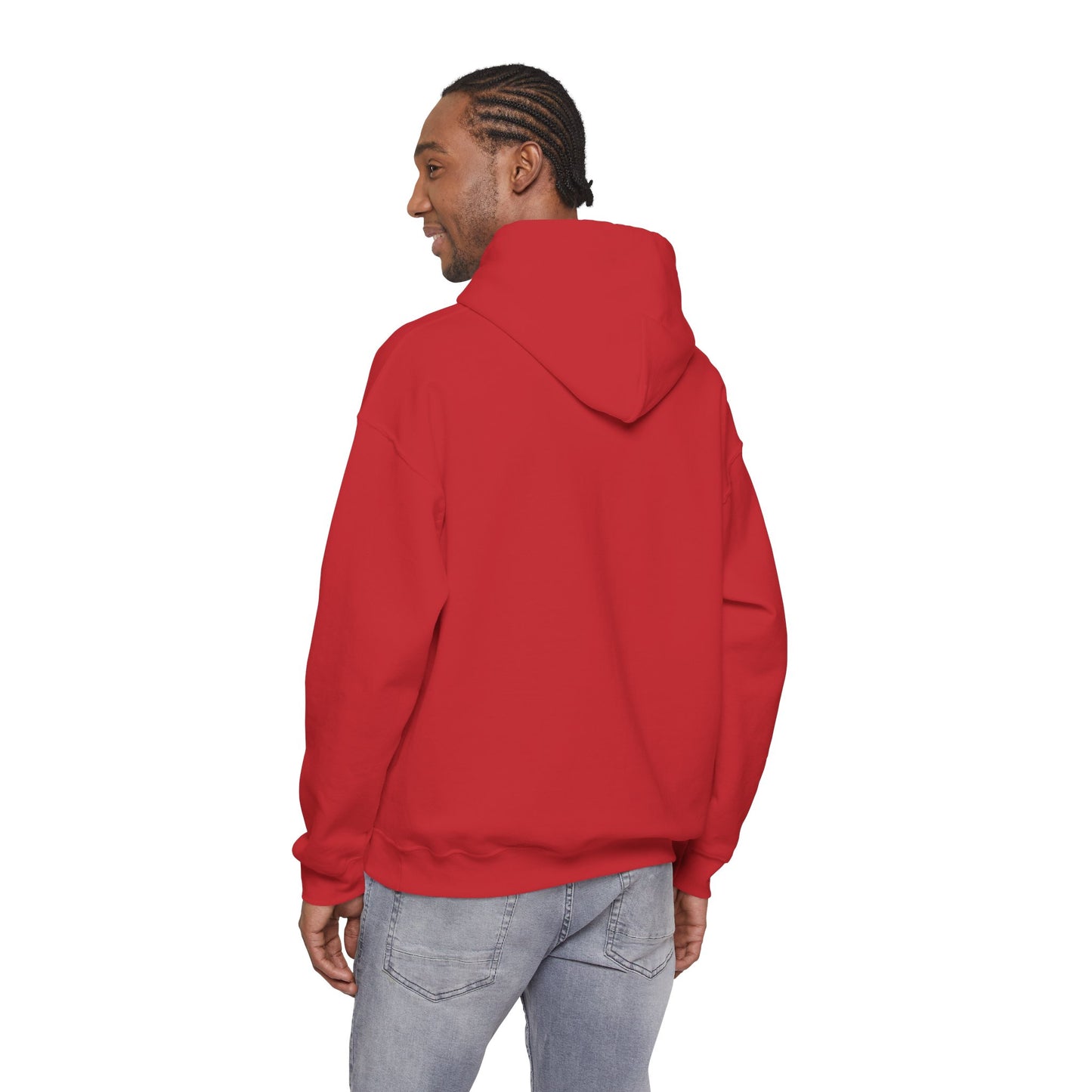 L.O.E.F ITIS Unisex Hooded Sweatshirt (White and Purple)