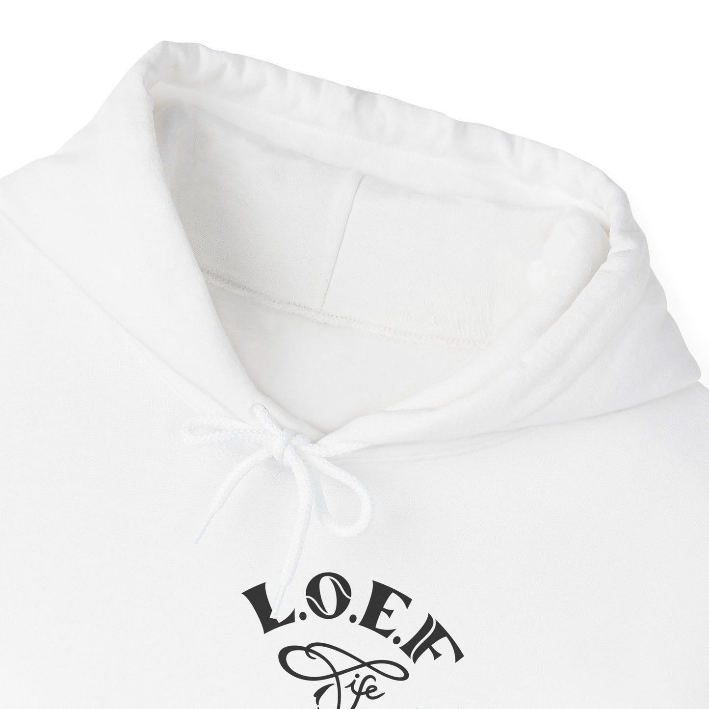 L.O.E.F Foodie 4Life Vegan Hoodie (Fiery Red)