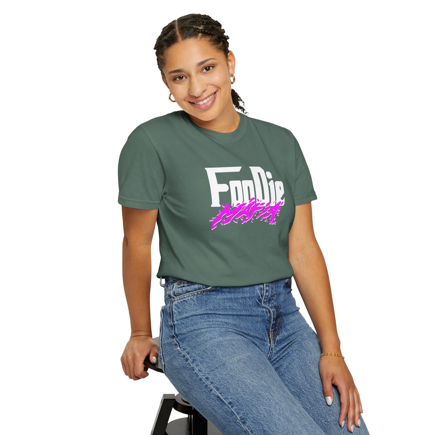 L.O.E.F Foodie Mafia Unisex Tee Shirt  (Purple)
