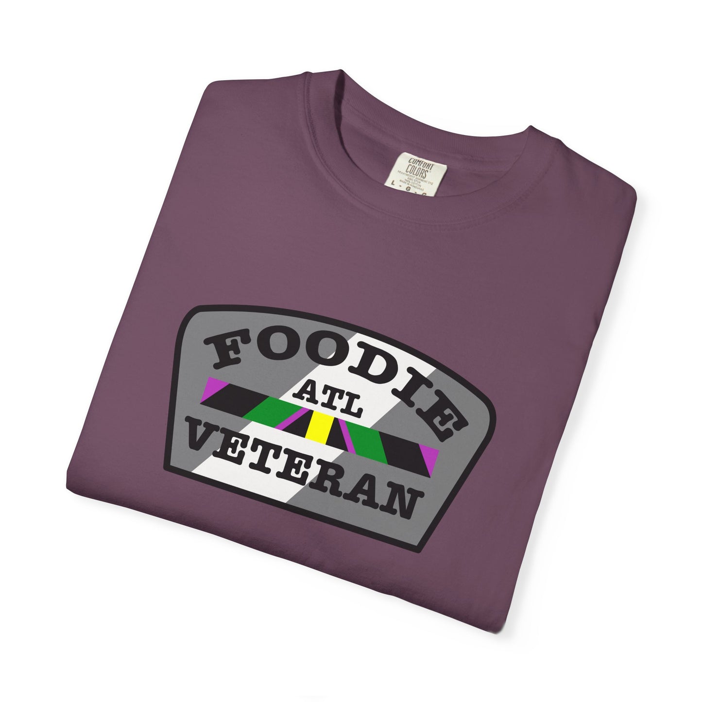 L.O.E.F Foodie Veteran ATL Unisex Tee Shirt (Gray)
