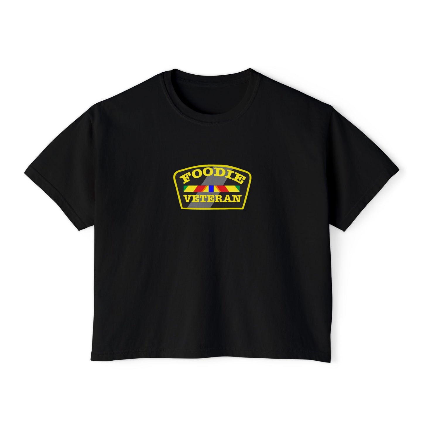 L.O.E.F Foodie Veteran Women Boxy Tee