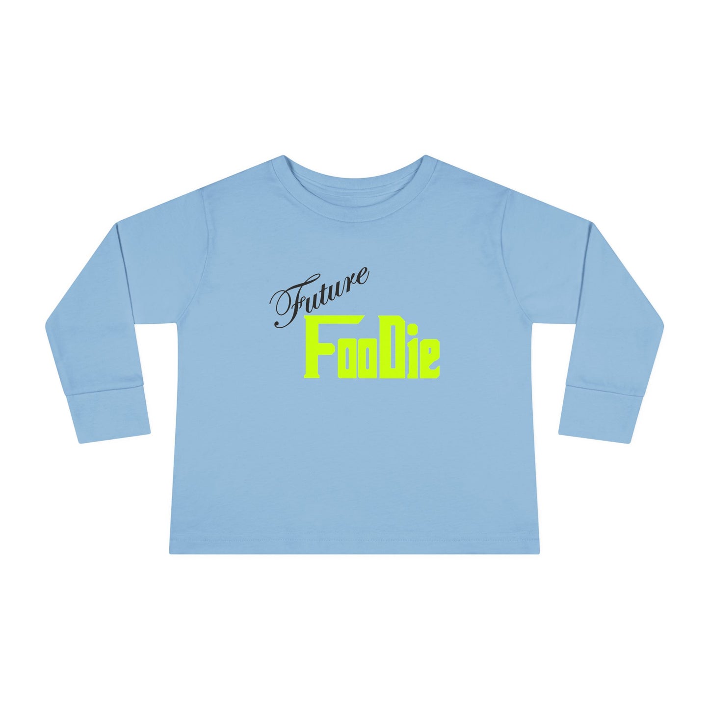 L.O.E.F Future Foodie Toddler Long Sleeve Tee (Neon Yellow)