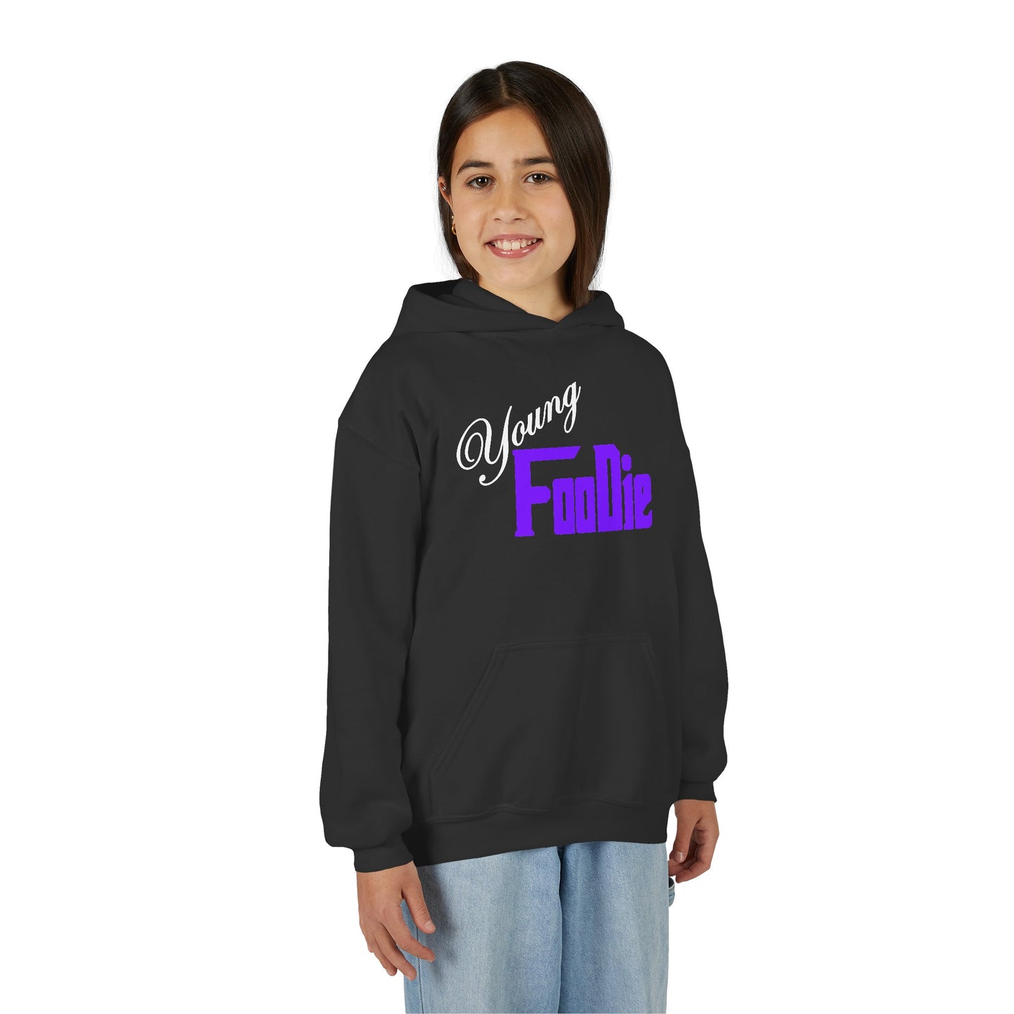L.O.E.F Young Foodie Youth Hooded Sweatshirt (Violet)