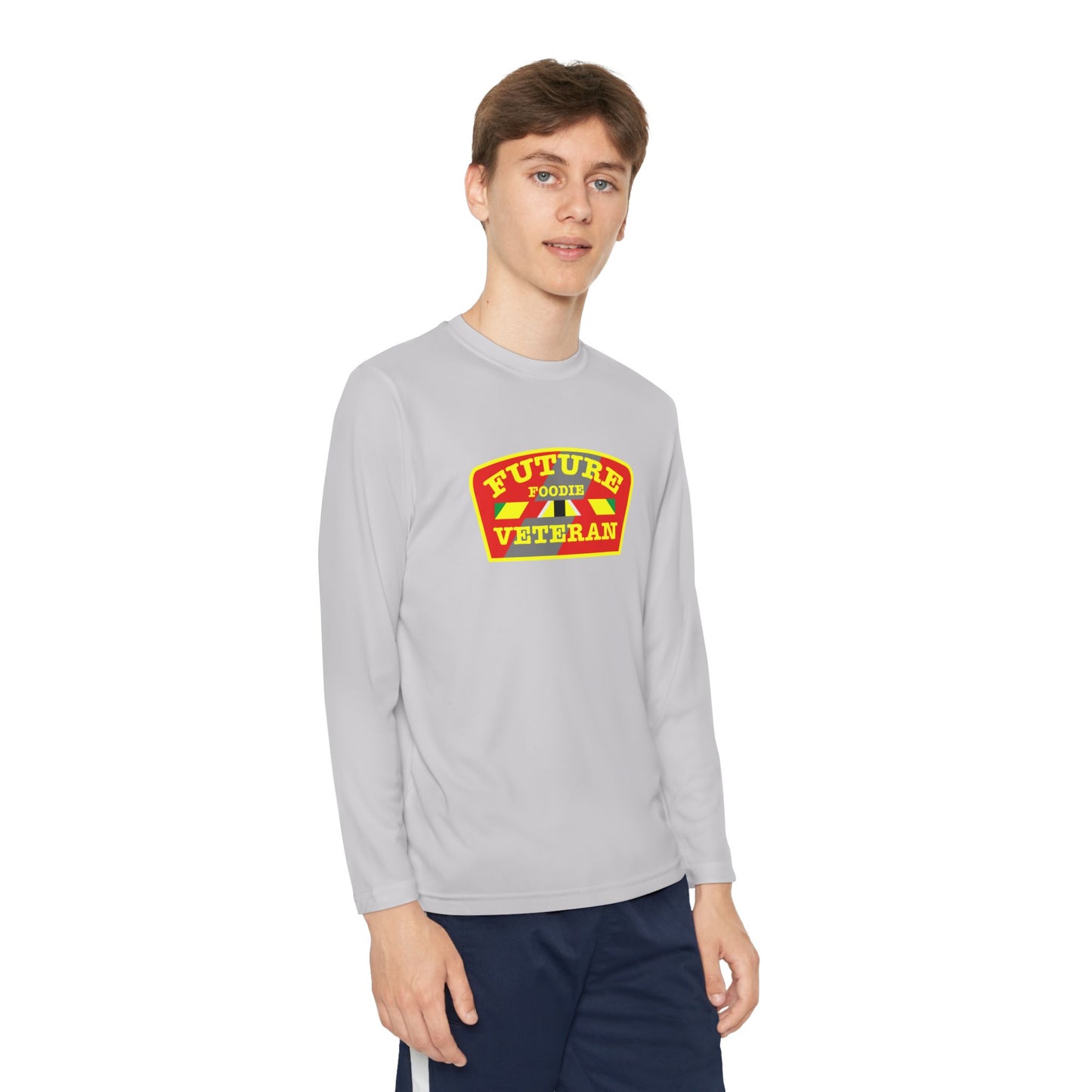 L.O.E.F Future Foodie Veteran Youth Long Sleeve Tee (Yellow and Red)