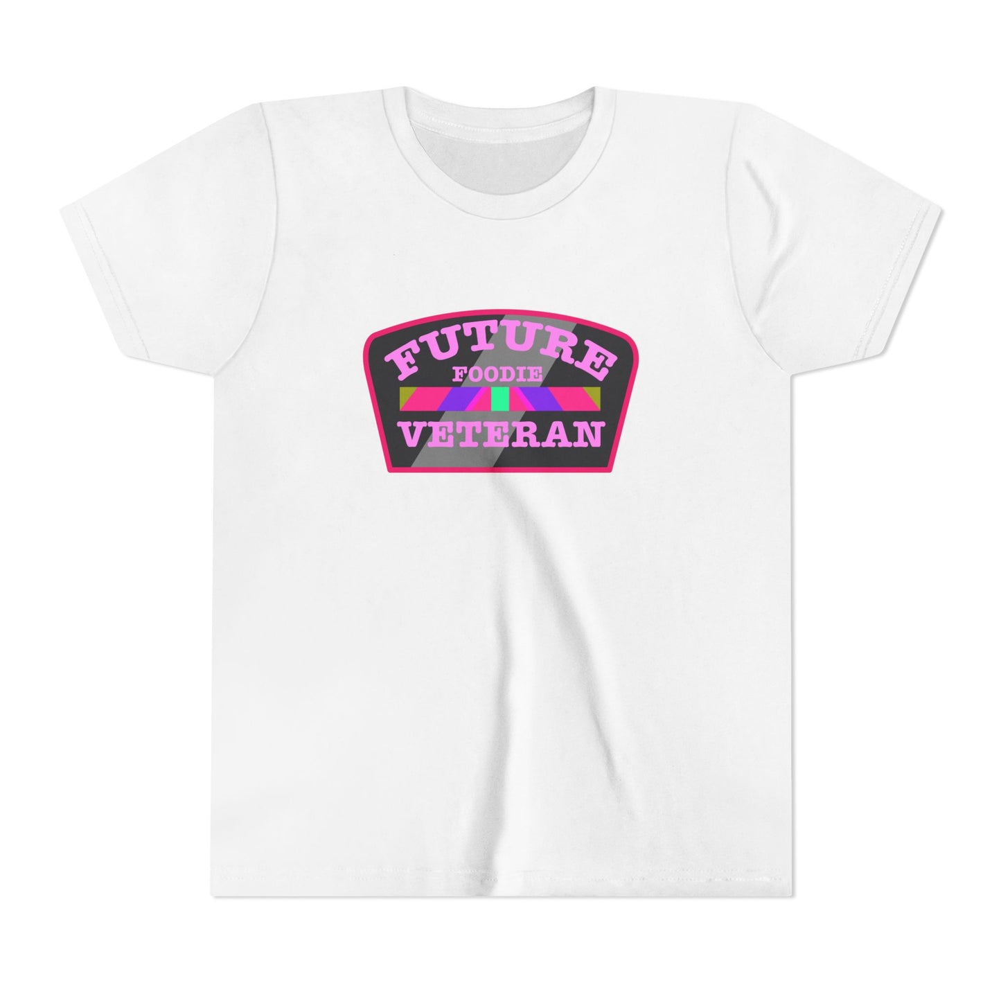 L.O.E.F Future Foodie Veteran Kids Tee Shirt (Pink)