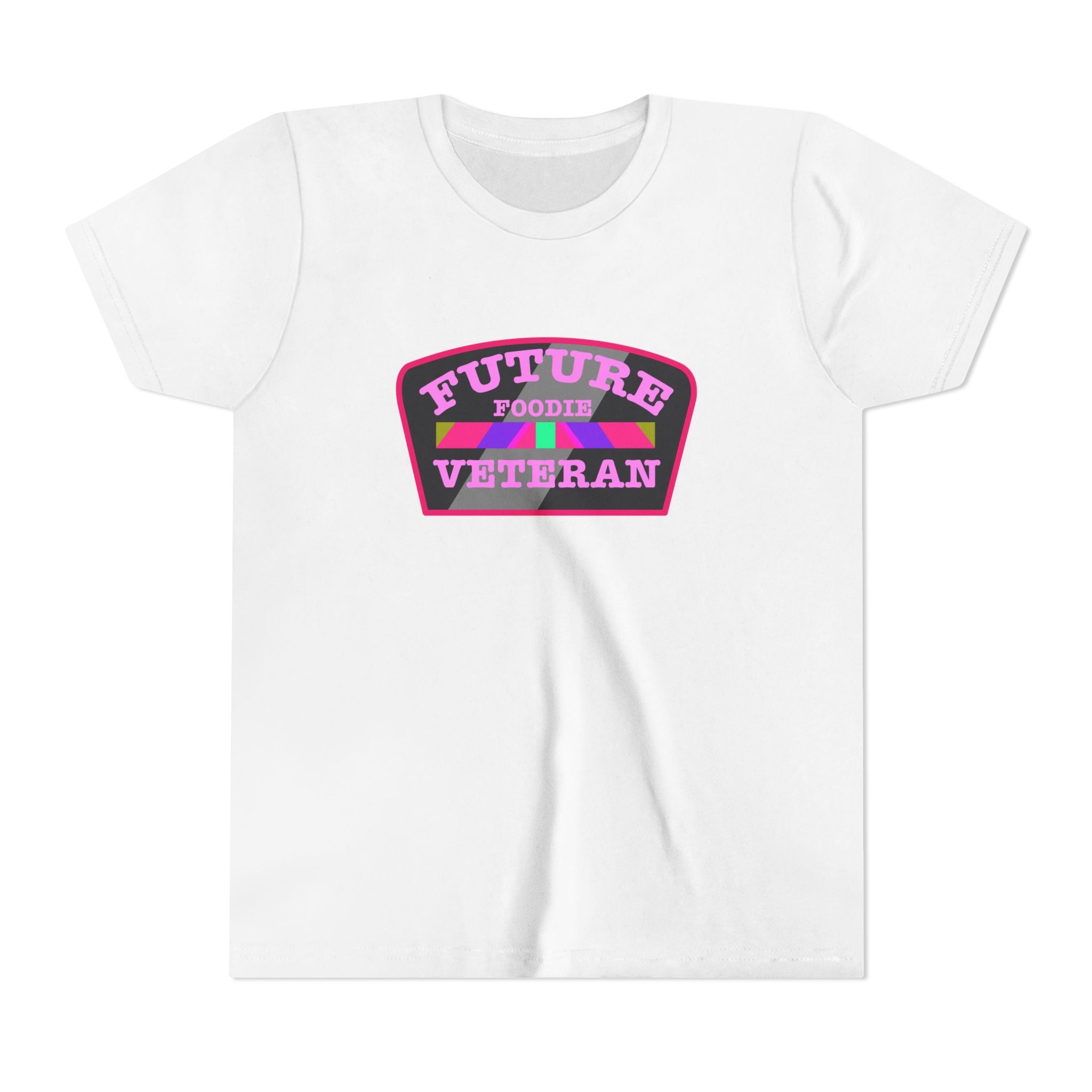 L.O.E.F Future Foodie Veteran Kids Tee Shirt (Pink)
