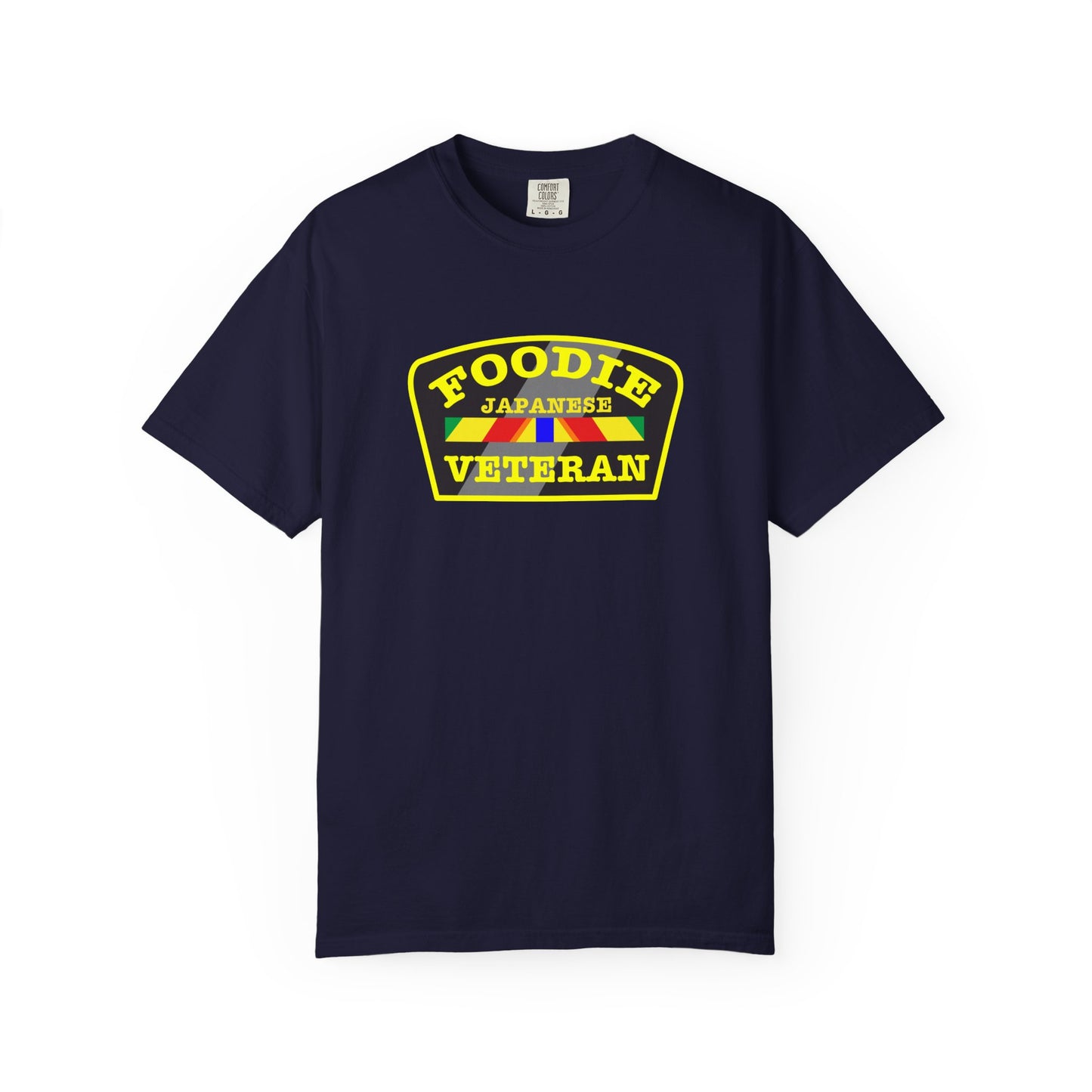 Foodie Veteran Japanese Flag T-Shirt