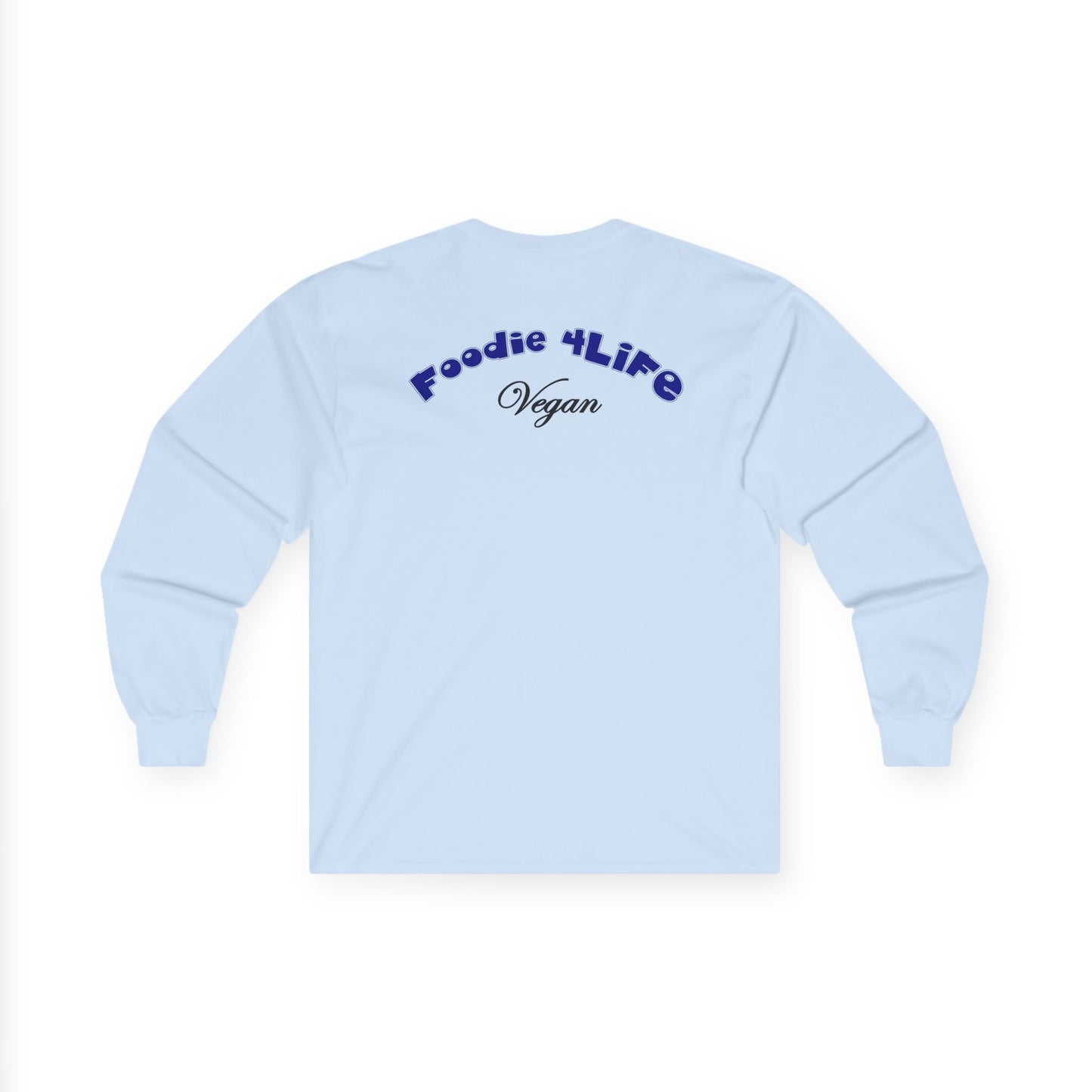 L.O.E.F Foodie 4Life Vegan Long Sleeve Tee (Dark Blue)