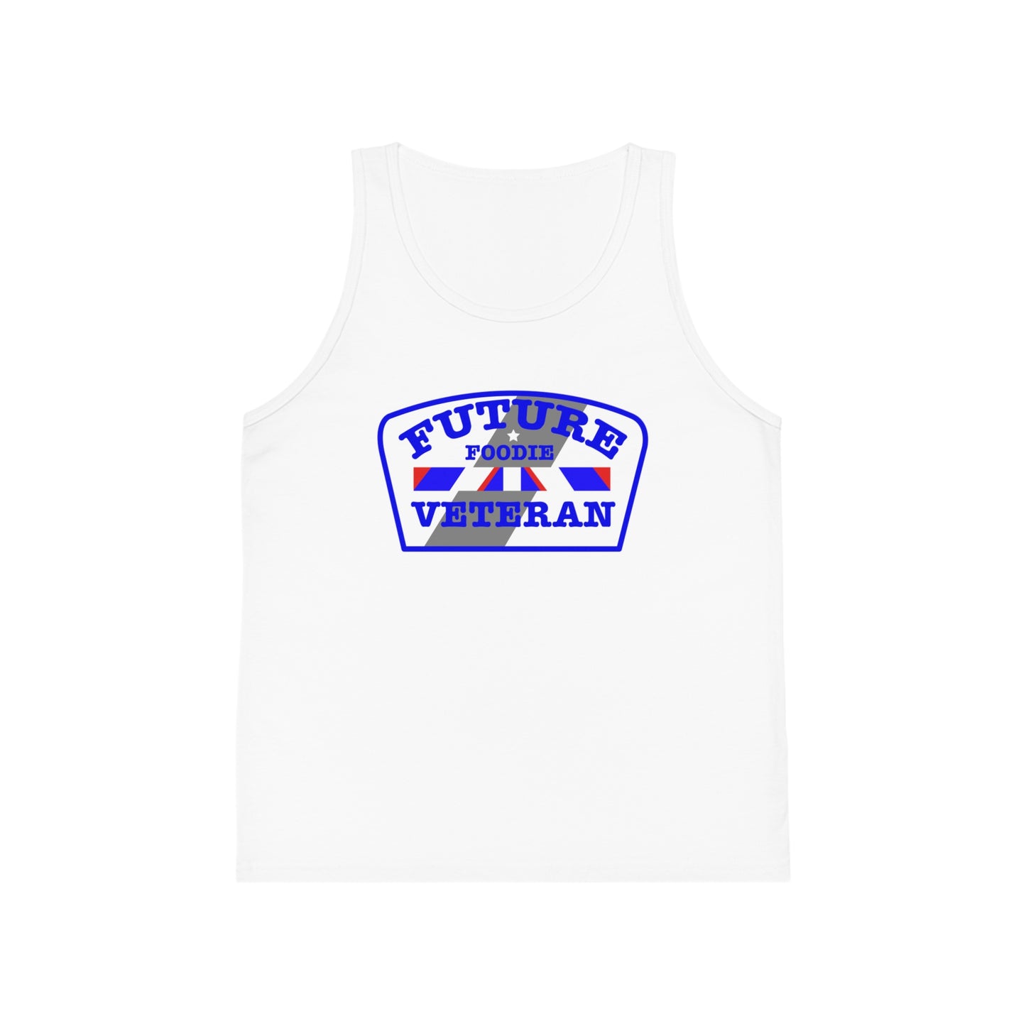 L.O.E.F Future Foodie Veteran Kids Tank Top (Blue)
