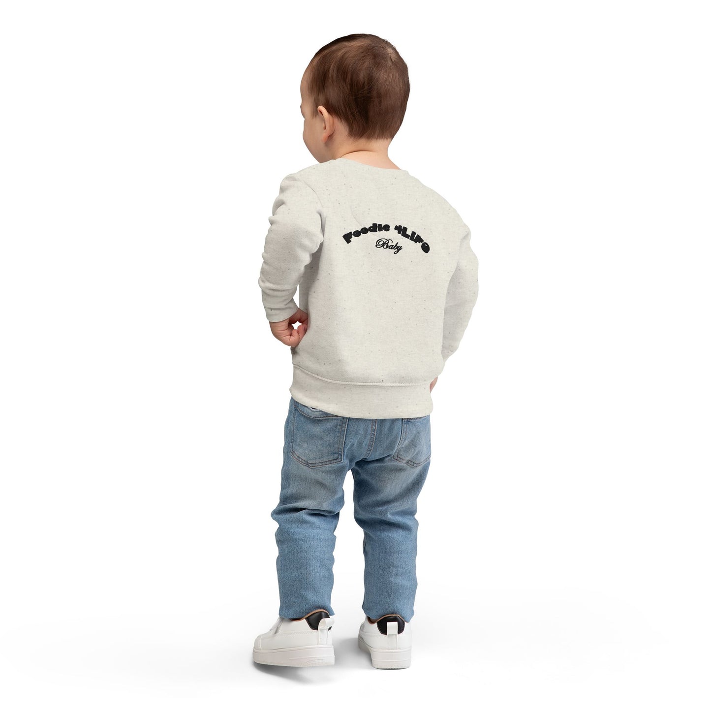 L.O.E.F Foodie 4Life Baby Sweatshirt  (Black)