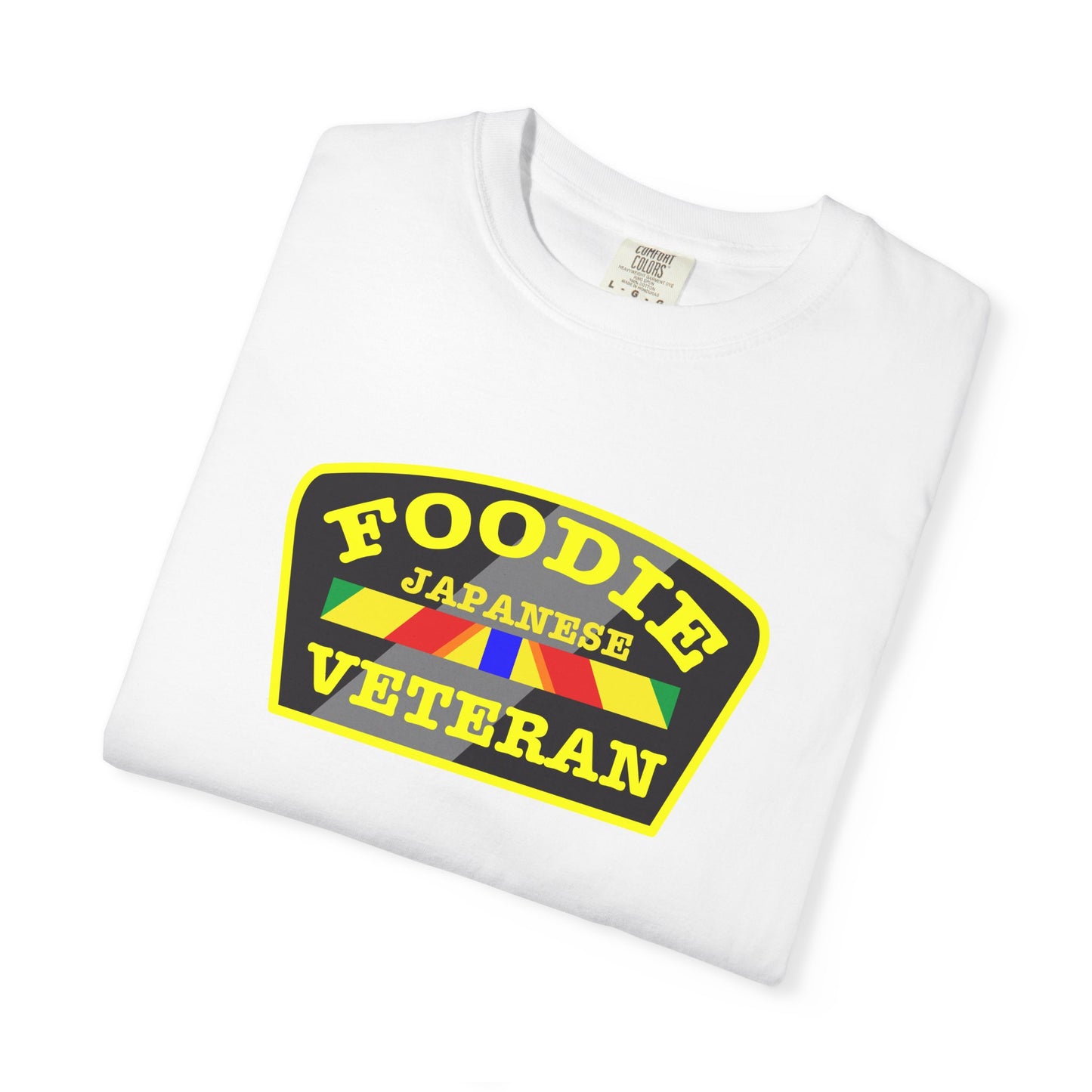 Foodie Veteran Japanese Flag T-Shirt