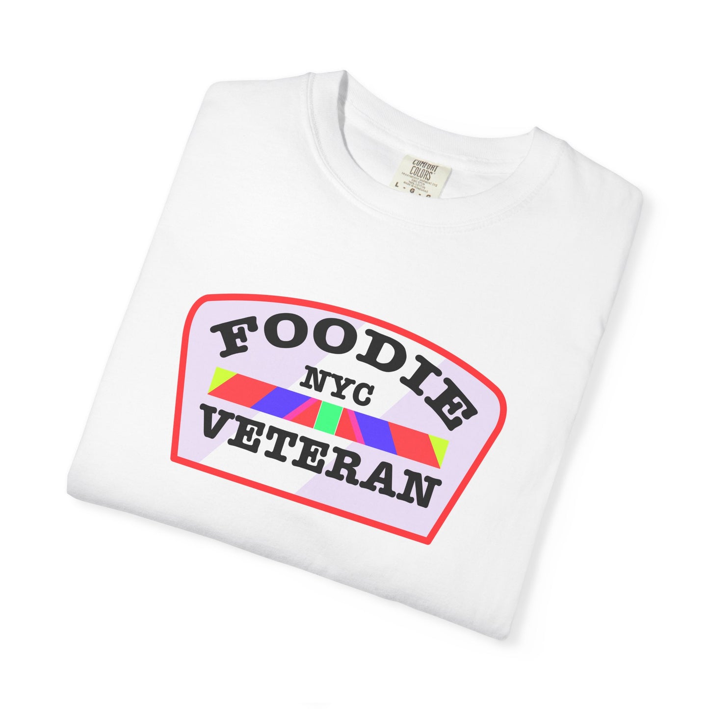 L.O.E.F Foodie Veteran NYC Unisex Tee Shirt (Soft Pink)