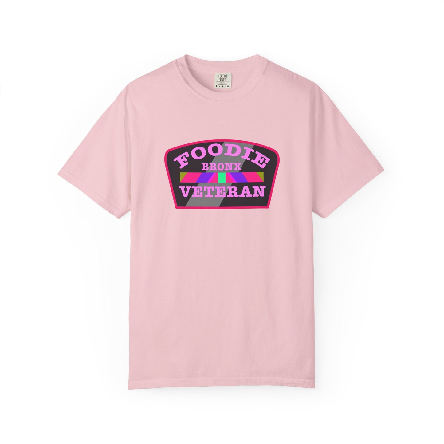 L.O.E.F Foodie Veteran Bronx Unisex Tee Shirt (Pink)