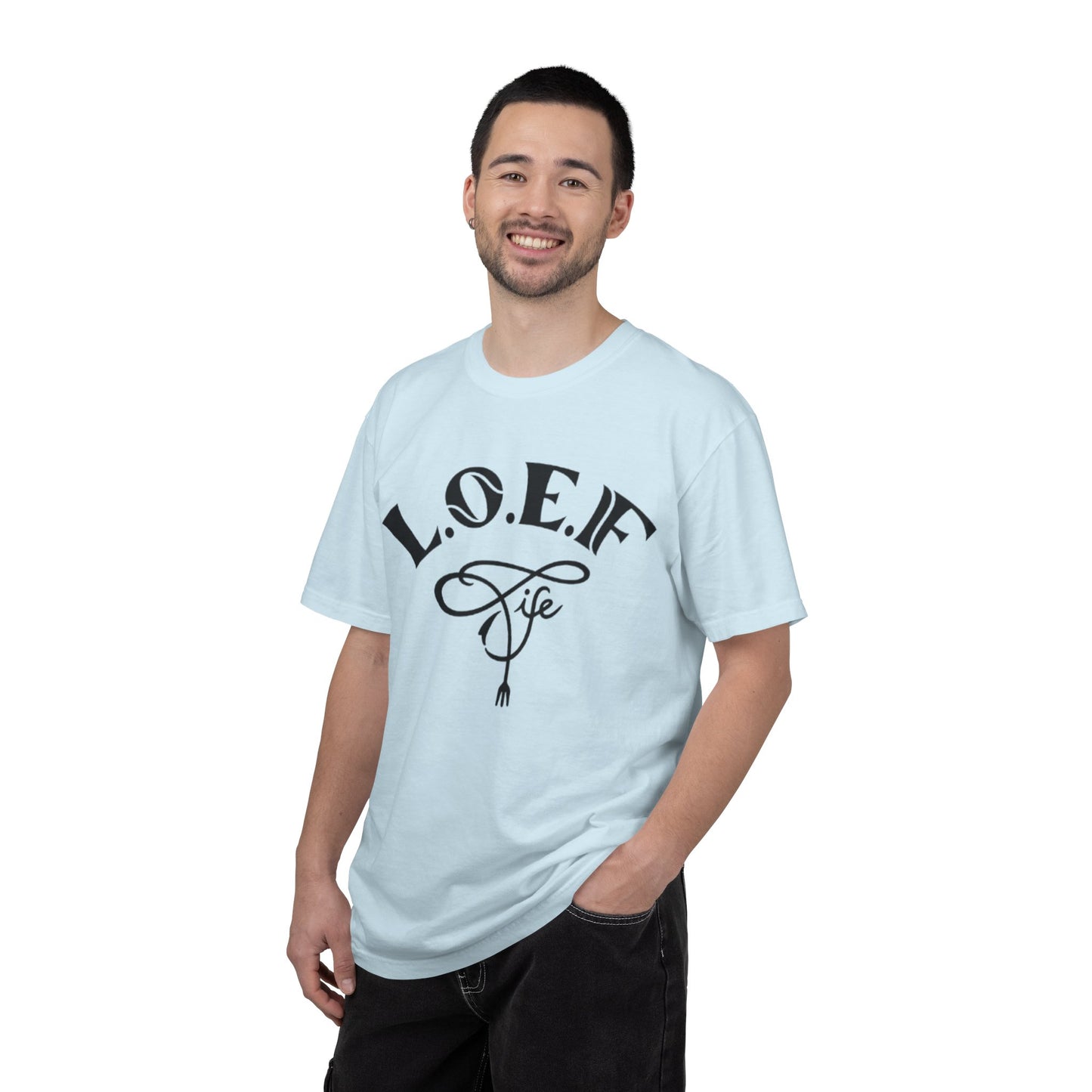 L.O.E.F Life Unisex Tee Shirt (Black)