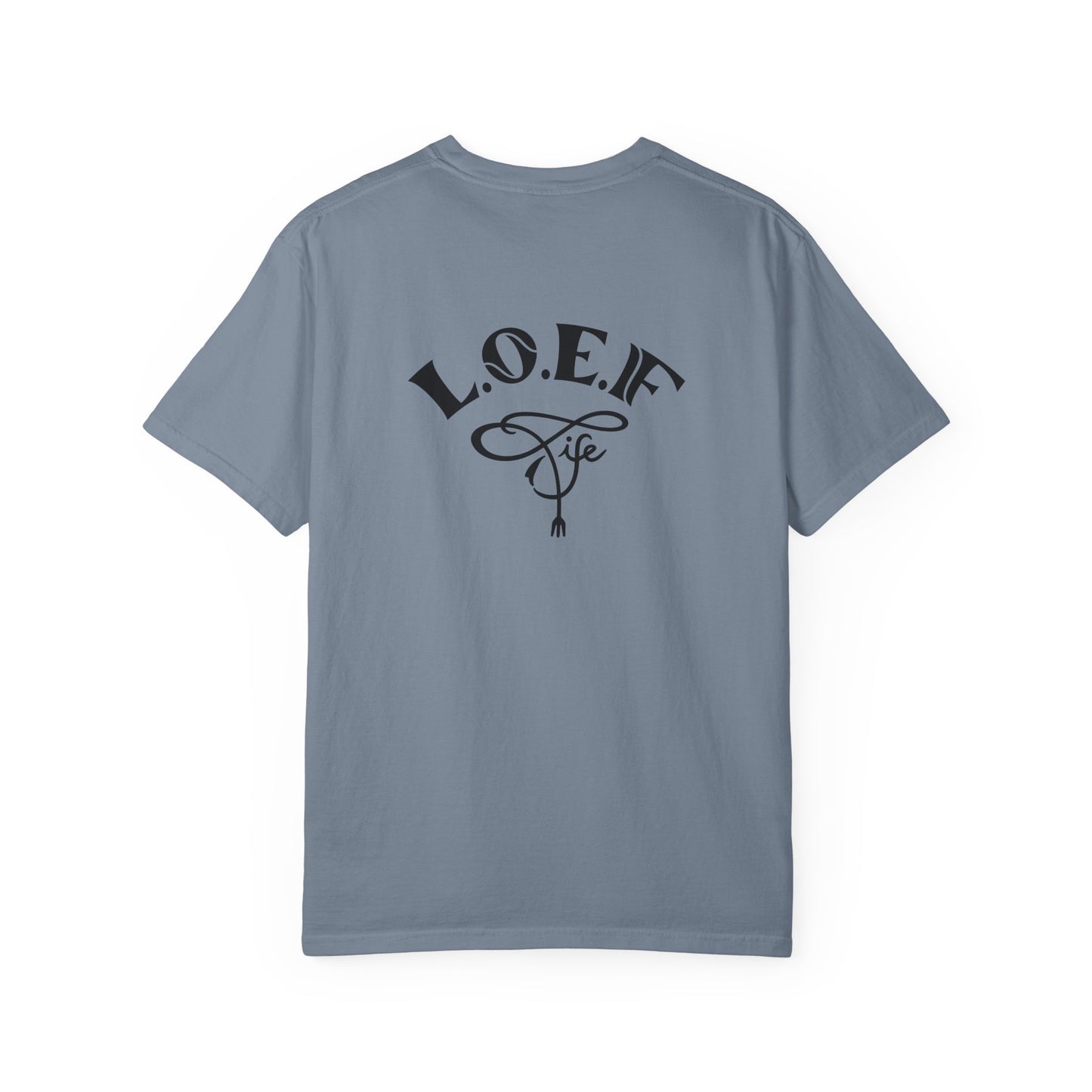 LO.E.F Foodie Unisex Tee Shirt (Cobalt Blue)