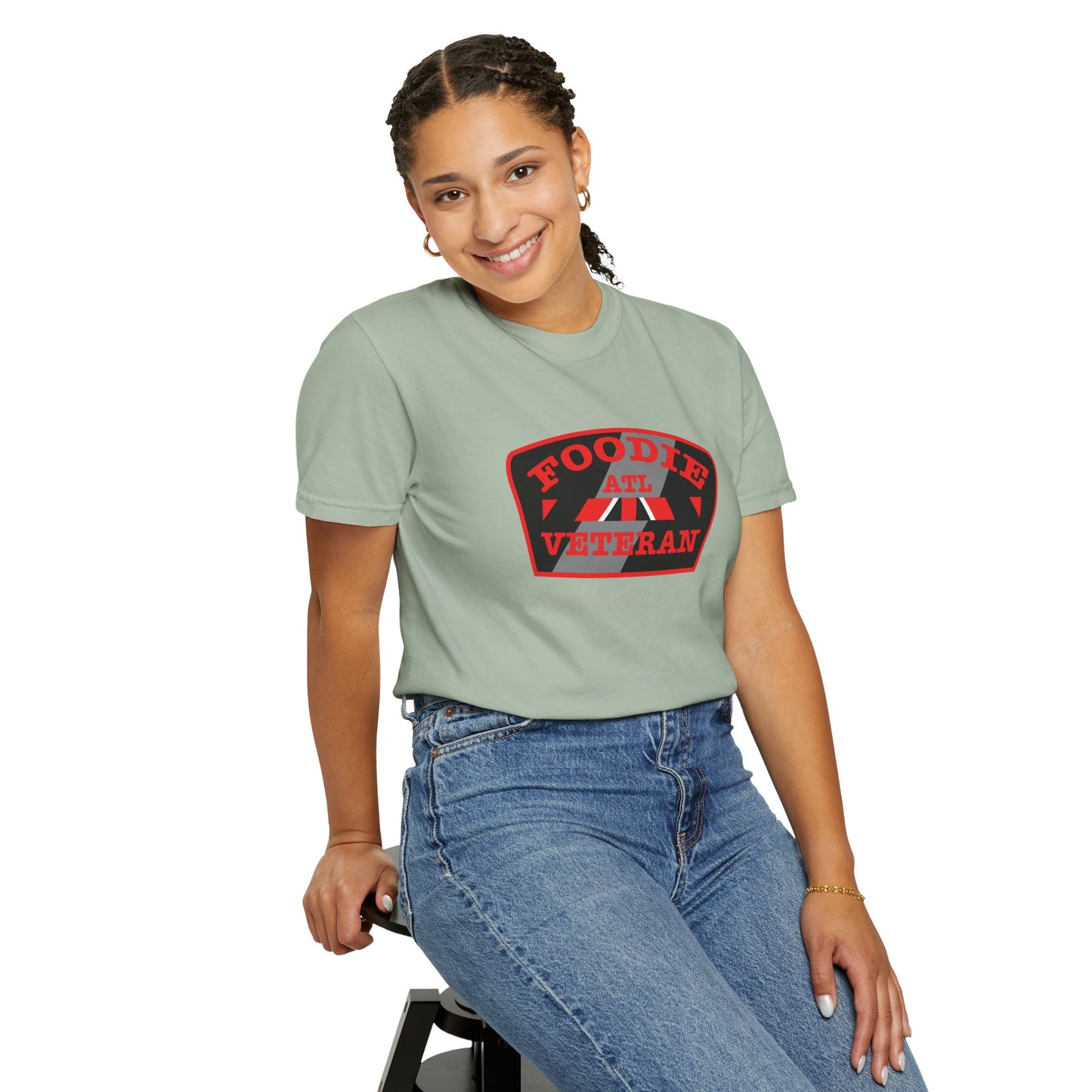 L.O.E.F Foodie Veteran ATL Unisex Tee Shirt (Red)