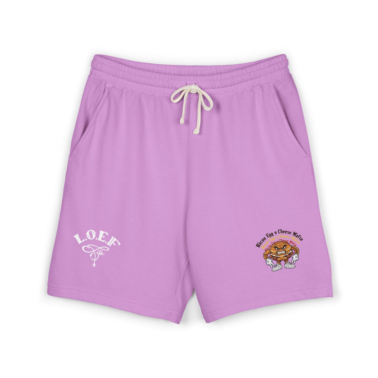 L.O.E.F Bacon Egg N Cheese Mafia Sweat Shorts