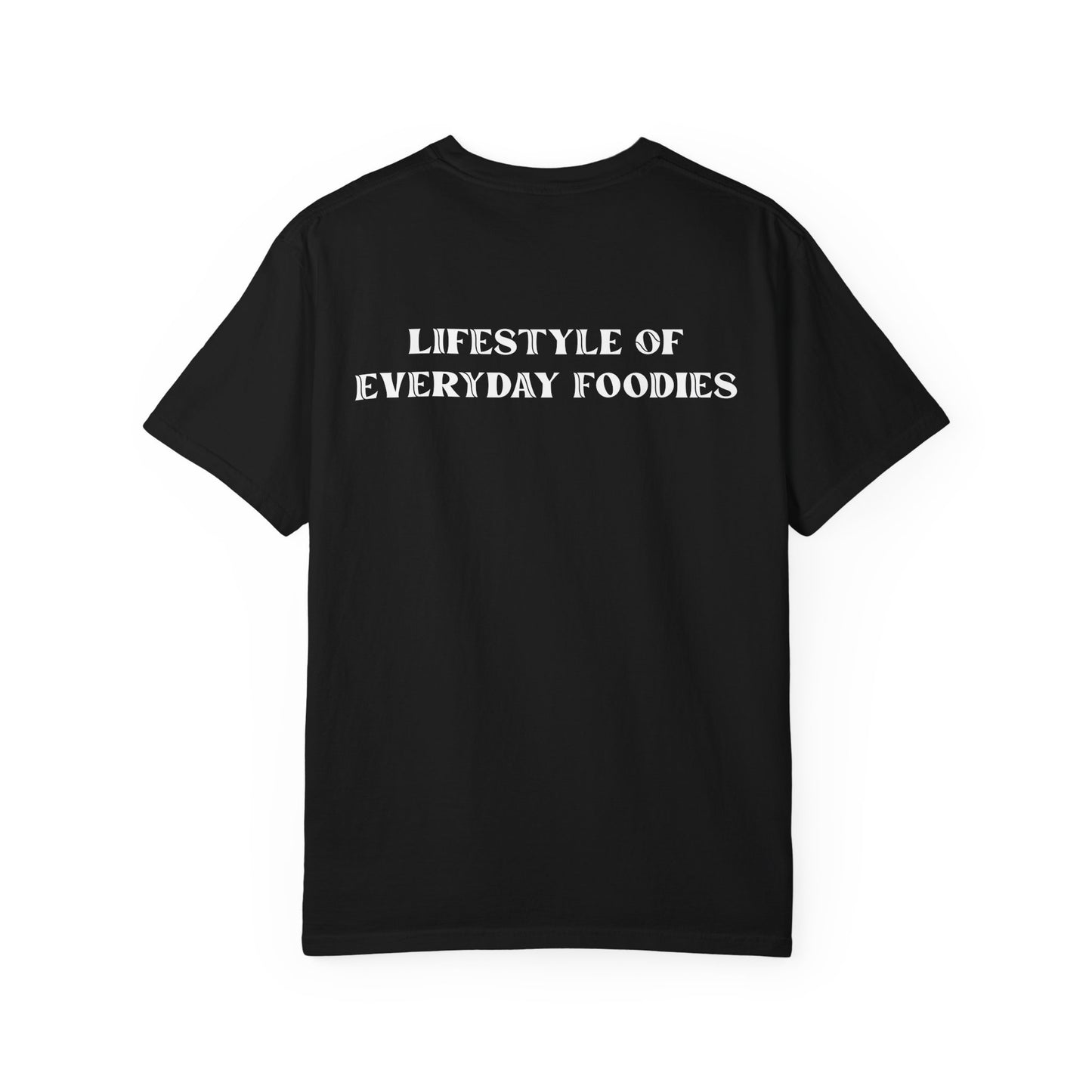 L.O.E.F LIFESTYLE OF EVERYDAY FOODIES Unisex Tee Shirt (White)