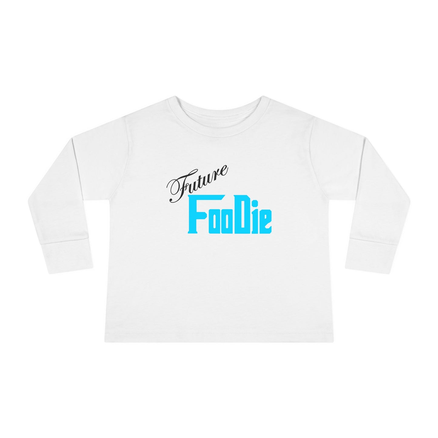 L.O.E.F Future Foodie Toddler Long Sleeve Tee (Neon Blue)