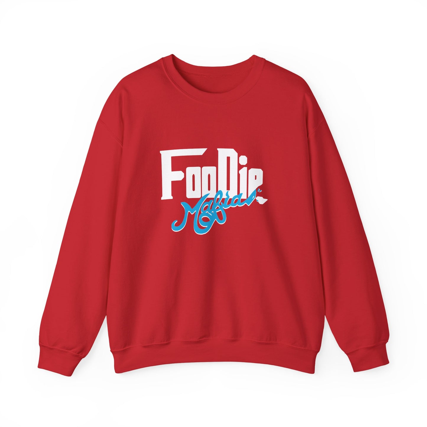 L.O.E.F White Foodie Mafia Unisex Sweatshirt (Apricot)