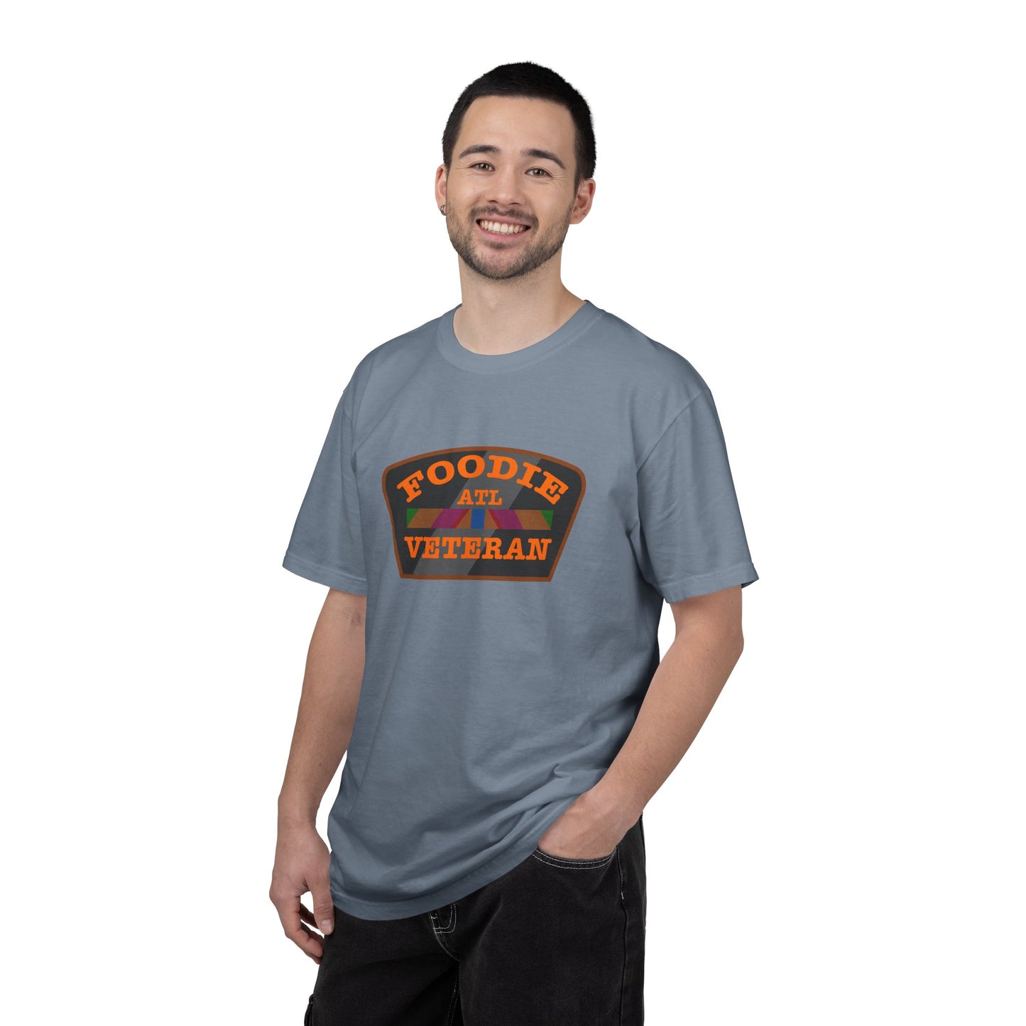 L.O.E.F Foodie Veteran ATL Unisex Tee Shirt (Orange)