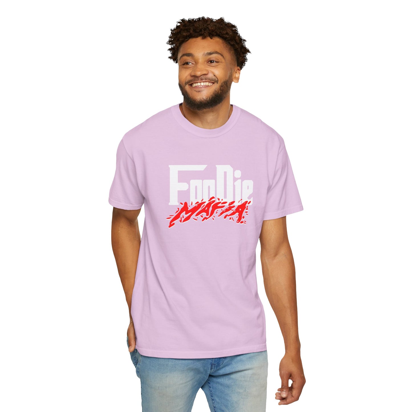 L.O.E.F Foodie Mafia Unisex Tee Shirt  (Red)