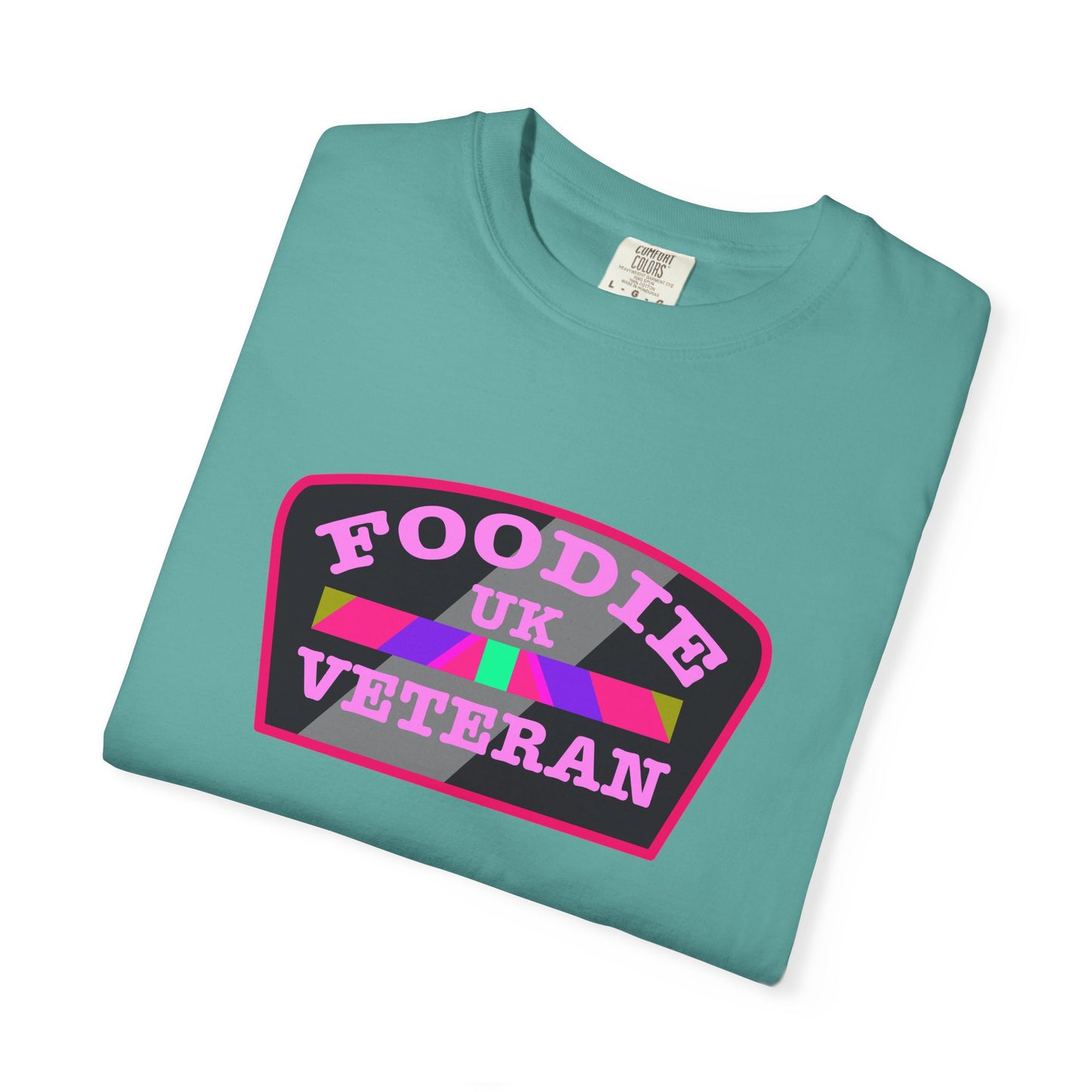 L.O.E.F Foodie Veteran UK Unisex Tee Shirt (Pink)