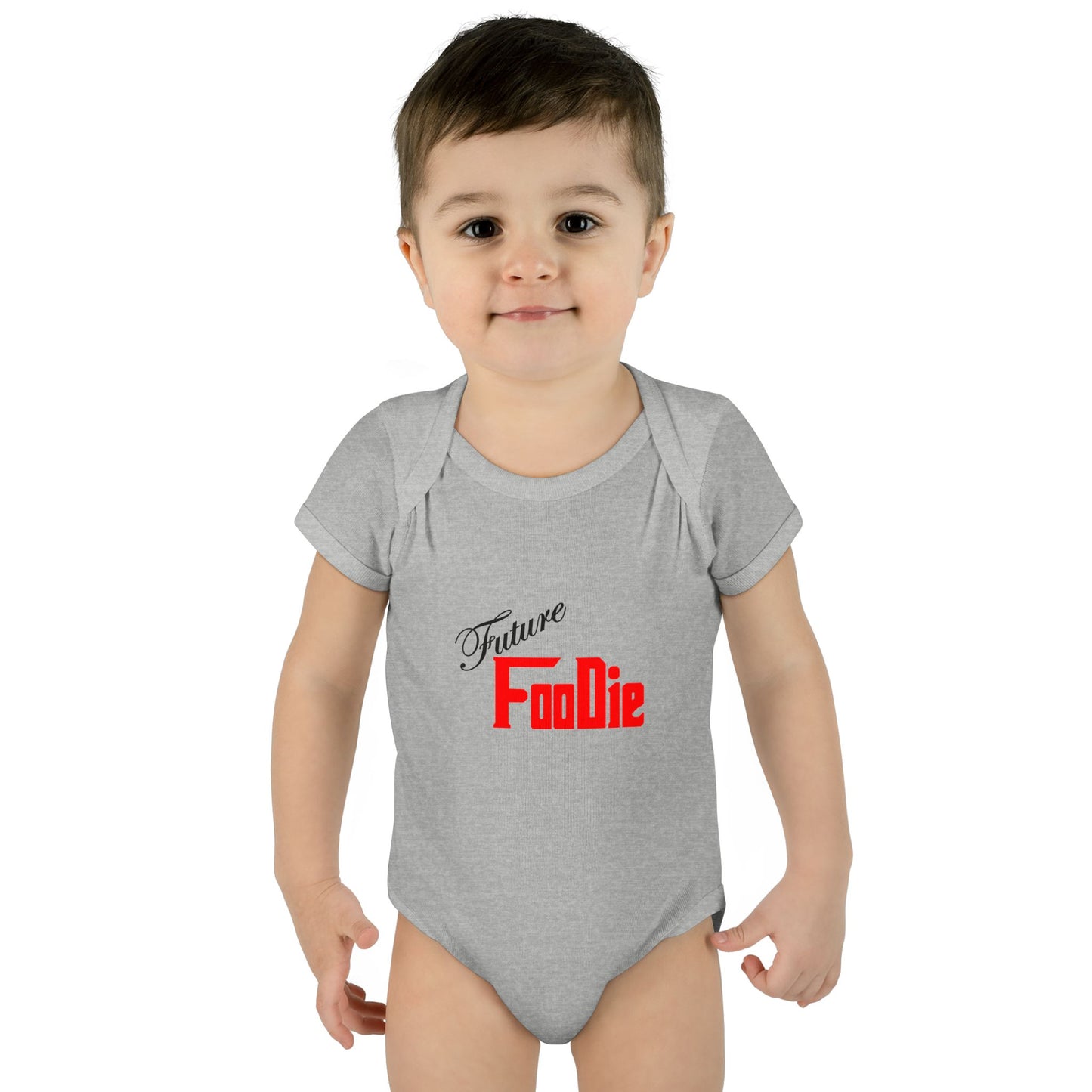 L.O.E.F Future Foodie Toddler Bodysuit (Fiery Red)