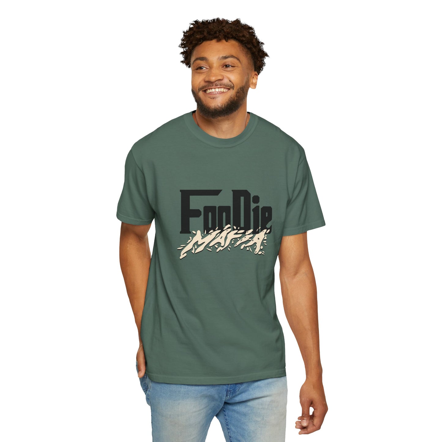 L.O.E.F Foodie Mafia Tee Shirt (Cream)