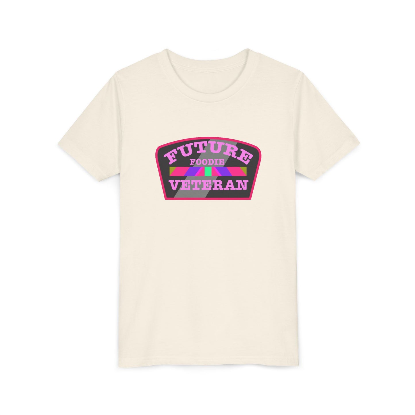 L.O.E.F Future Foodie Veteran Kids Tee Shirt (Pink)