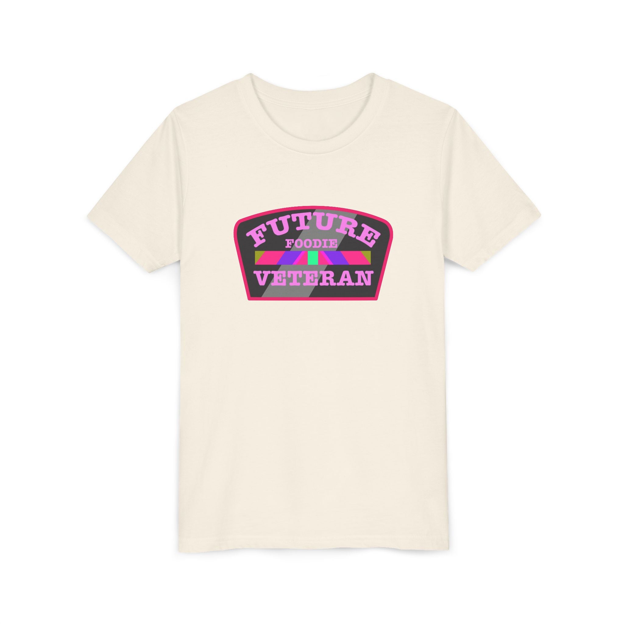 L.O.E.F Future Foodie Veteran Kids Tee Shirt (Pink)