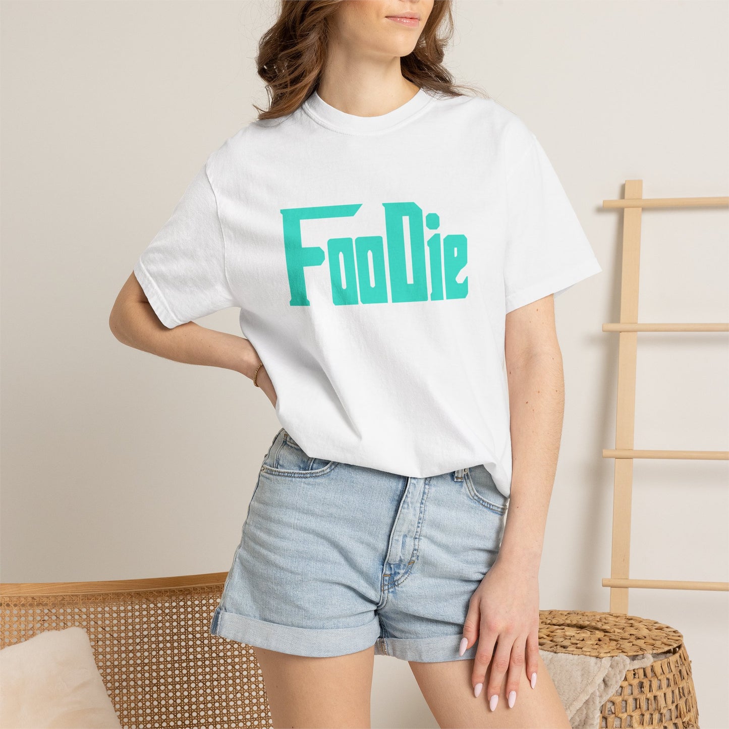 L.O.E.F Foodie Unisex Tee Shirt (Turquoise)