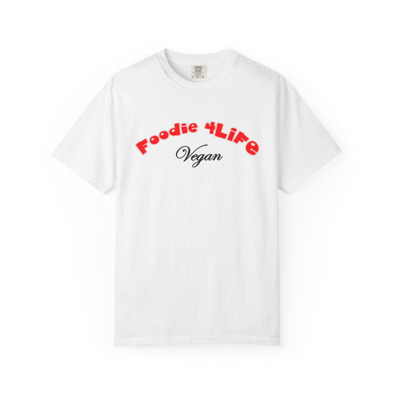 L.O.E.F Foodie 4Life Vegan Unisex Tee Shirt (Fiery Red)
