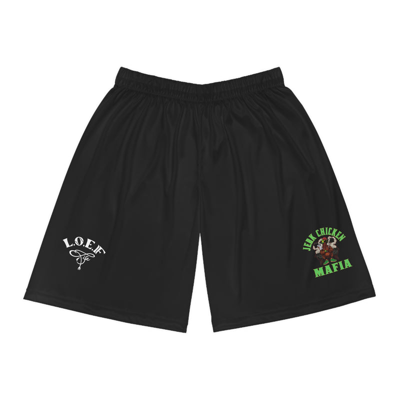 L.O.E.F Jerk Chicken Mafia Basketball Shorts
