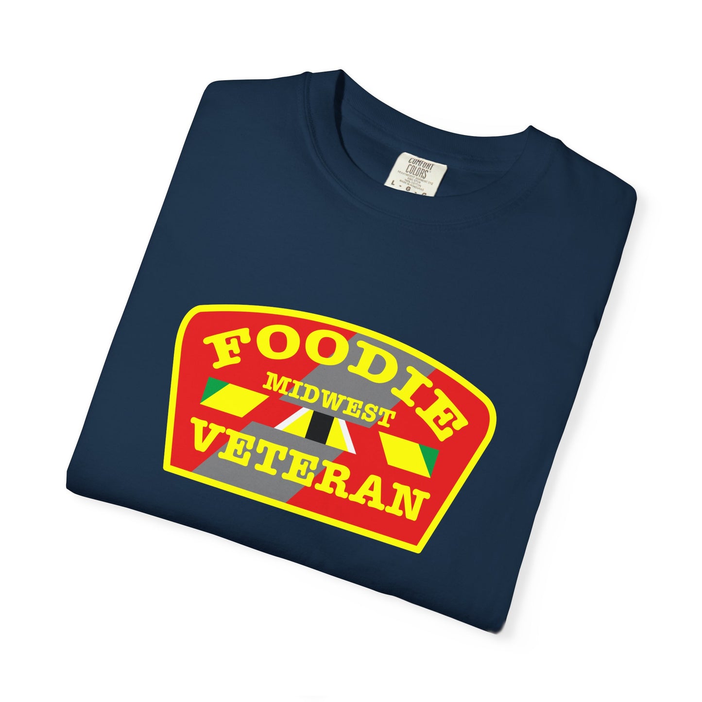 L.O.E.F Foodie Veteran MIDWEST Unisex Tee Shirt (Yellow)