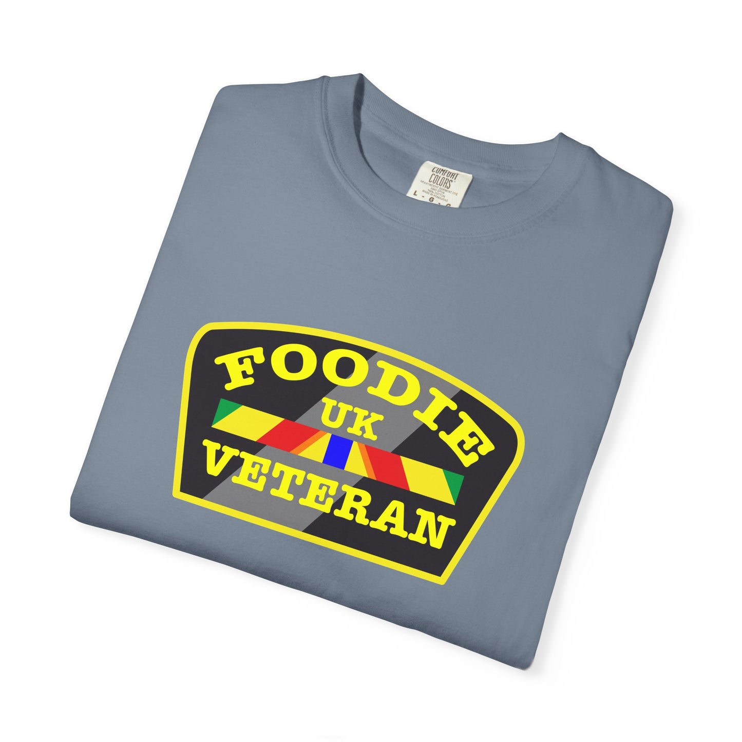L.O.E.F Foodie Veteran UK Unisex Tee Shirt (Yellow)