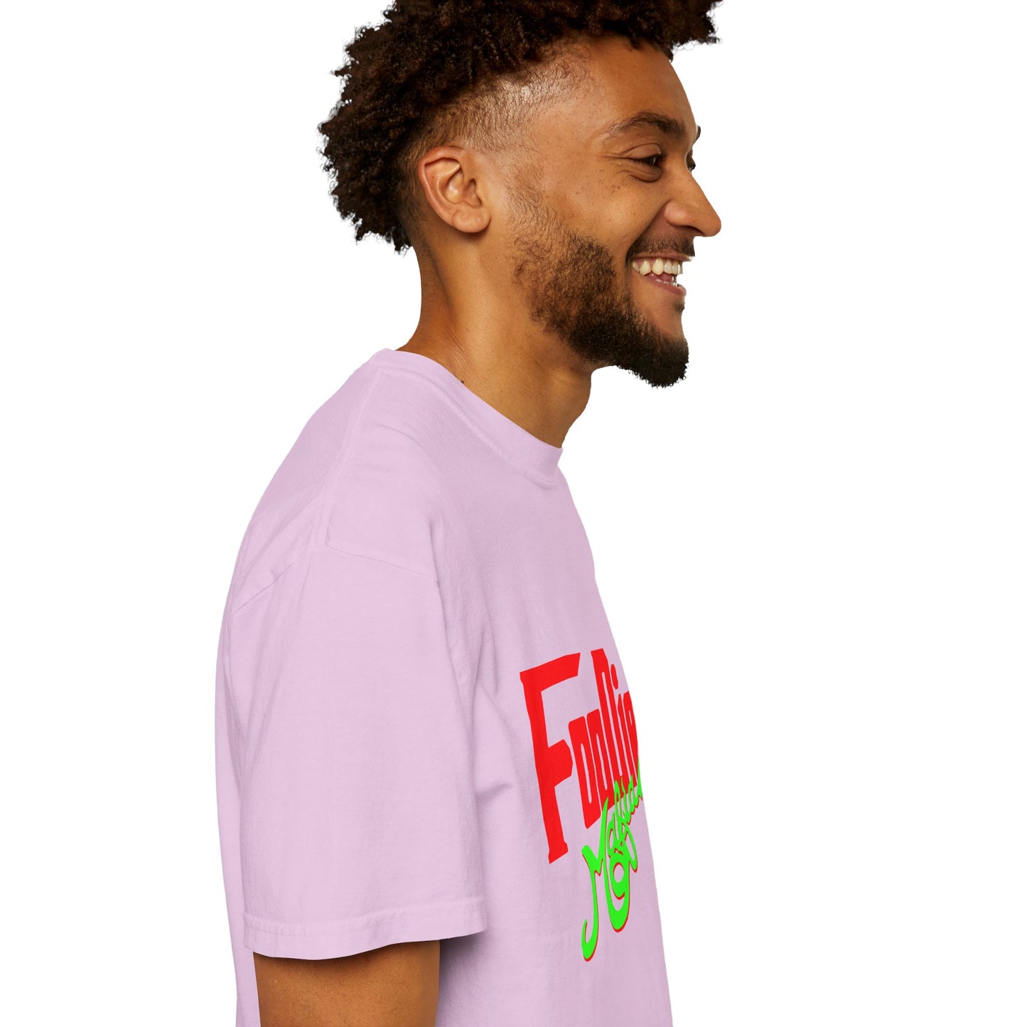 L.O.E.F Red Foodie Mafia Unisex Tee Shirt (Neon Green)