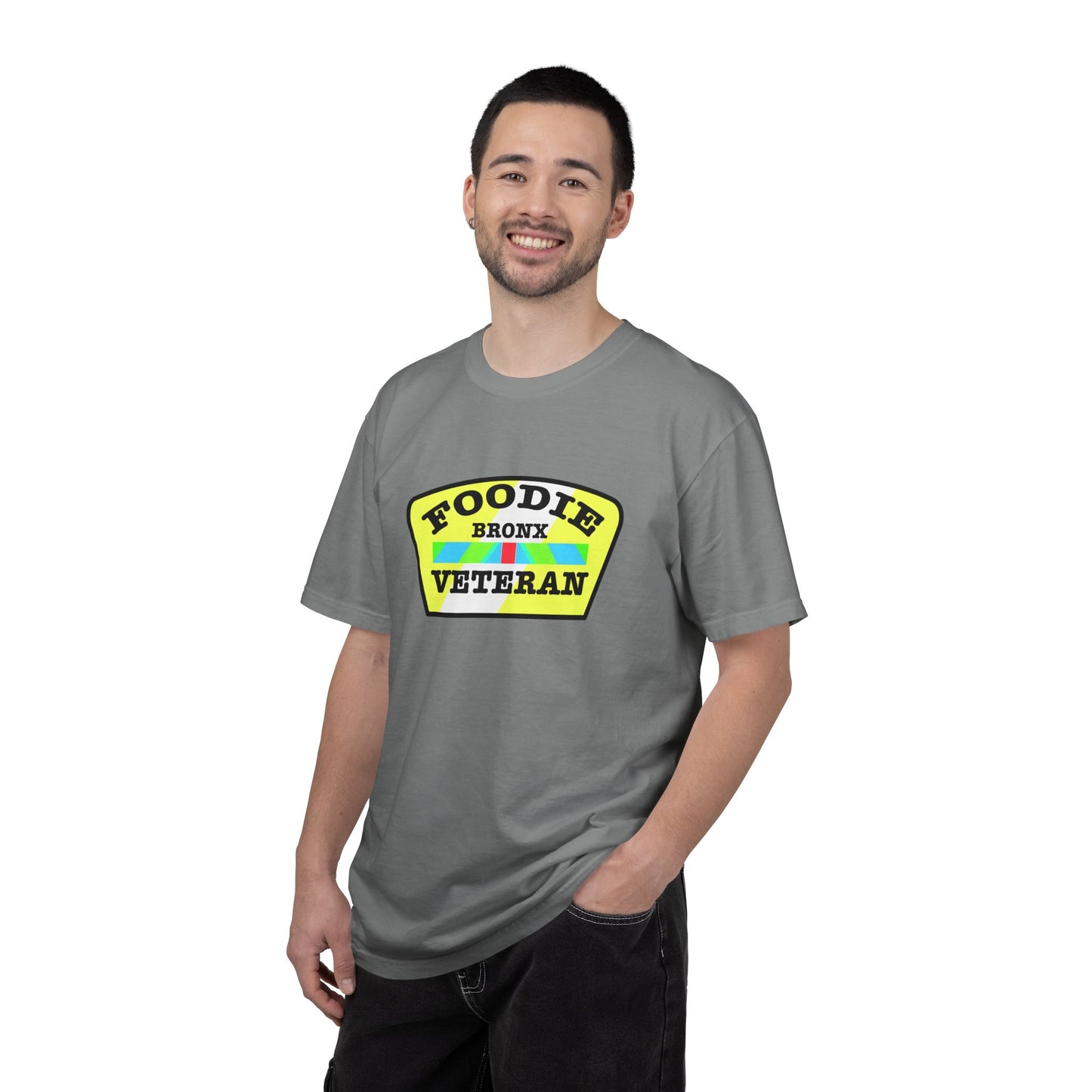 L.O.E.F Foodie Veteran Bronx Unisex Tee Shirt (Yellow)