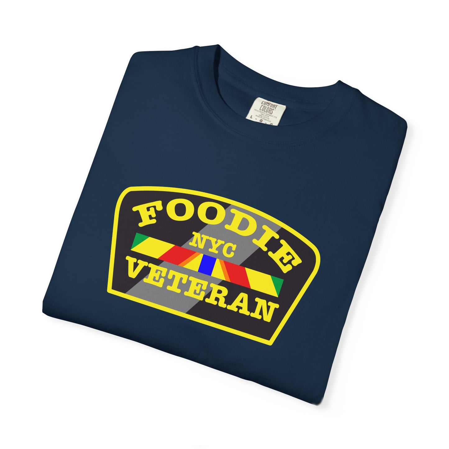 L.O.E.F Foodie Veteran NYC Unisex Tee Shirt (Yellow)