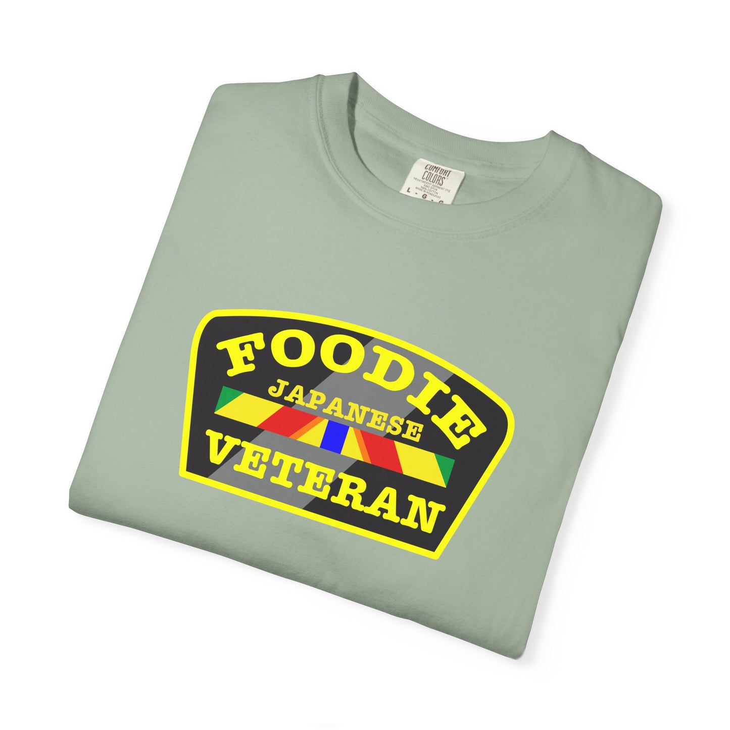 Foodie Veteran Japanese Flag T-Shirt