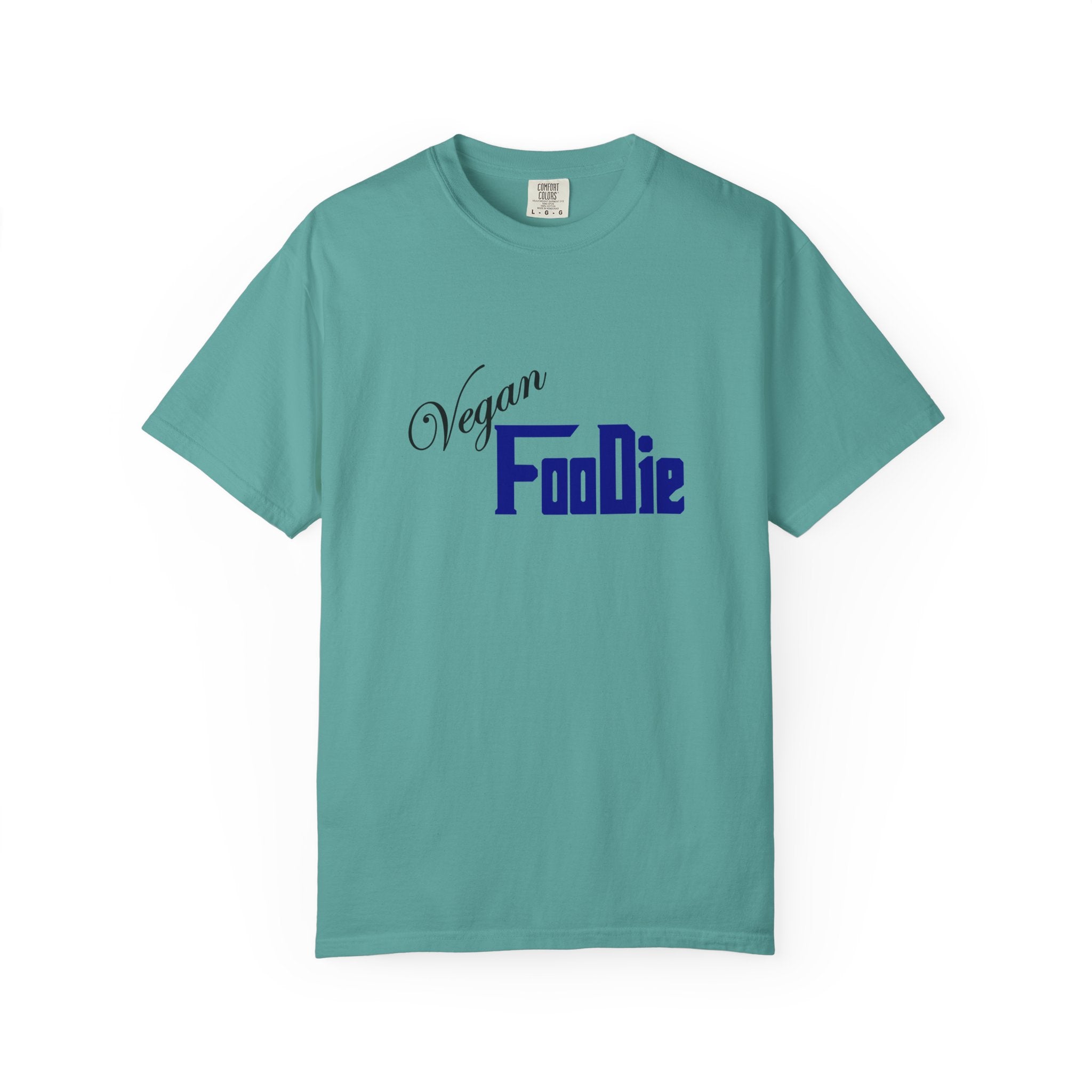 L.O.E.F Unisex Vegan Foodie Tee Shirt (Dark Blue)