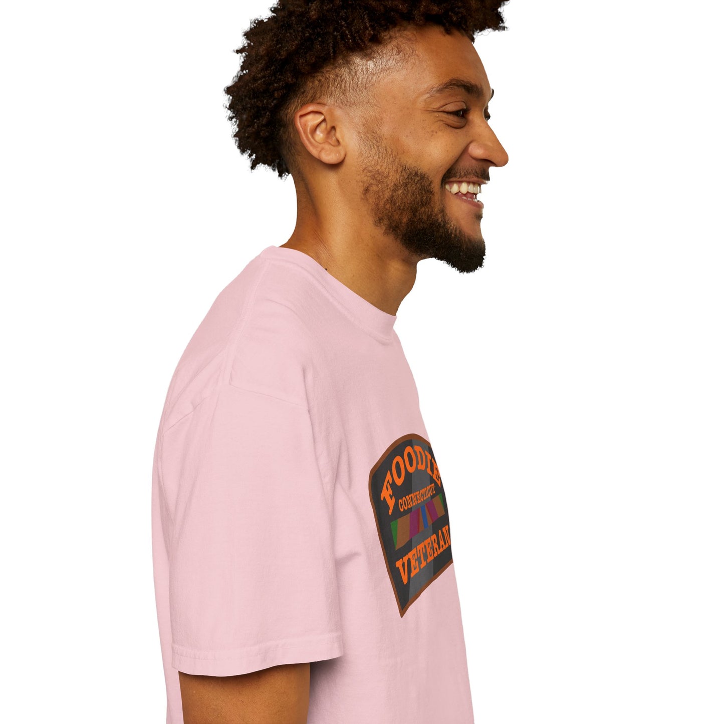 L.O.E.F Foodie Veteran CONNECTICUT Unisex Tee Shirt (Orange)