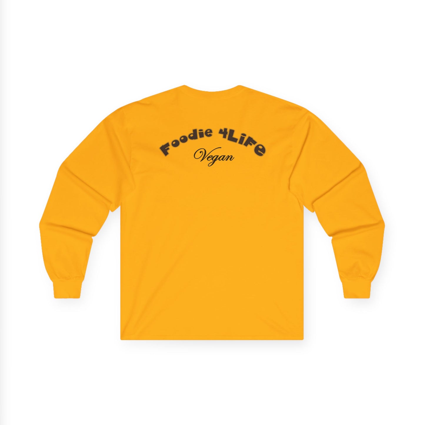 L.O.E.F Foodie 4Life Vegan Long Sleeve Tee (Black)