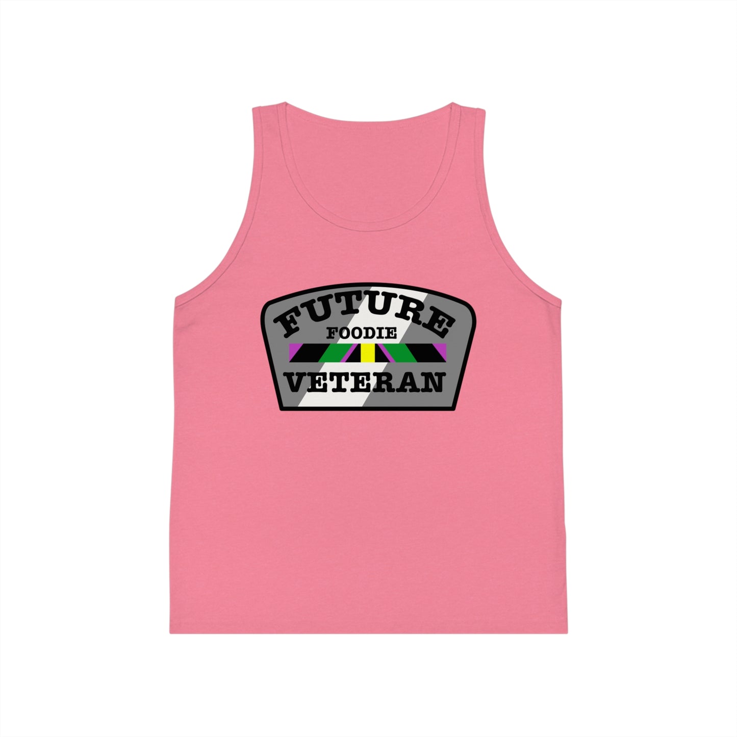 L.O.E.F Future Foodie Veteran Kids Tank Top (Gray)