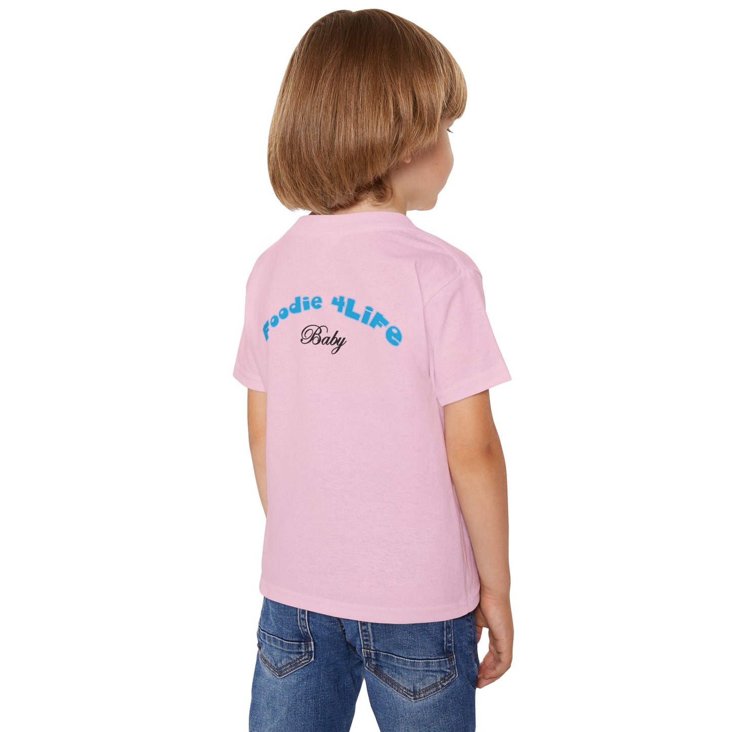 L.O.E.F Foodie 4Life Baby Tee Shirt (Sky Blue)