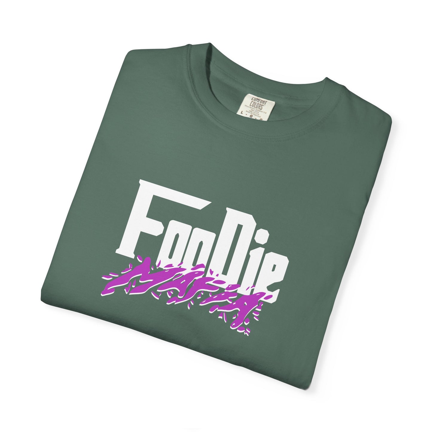 L.O.E.F White Foodie Mafia Tee Shirt (Purple)