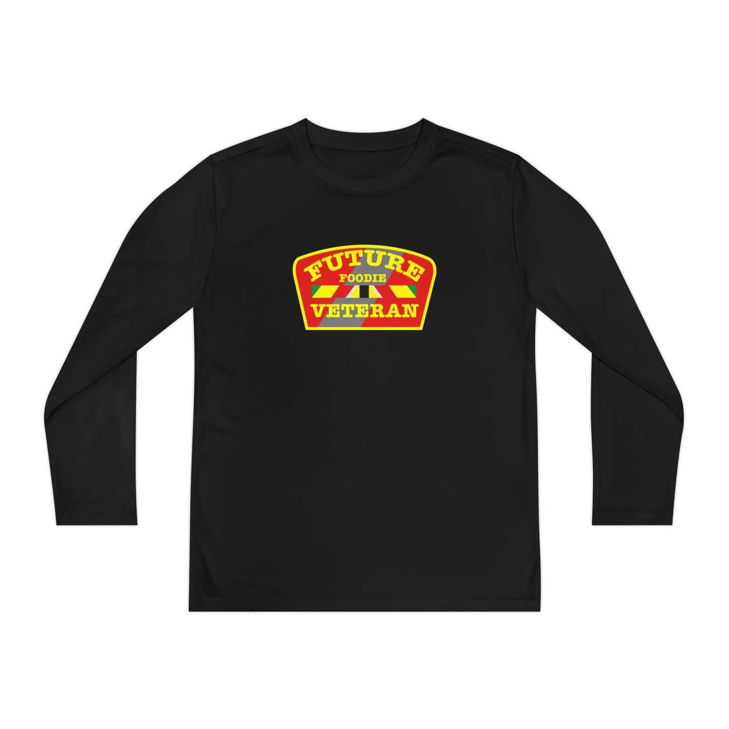 L.O.E.F Future Foodie Veteran Youth Long Sleeve Tee (Yellow and Red)