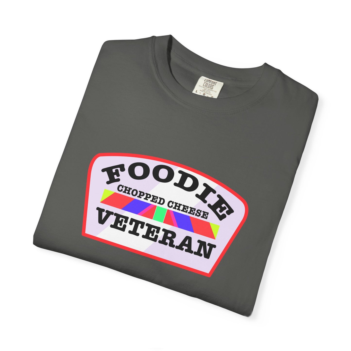 L.O.E.F Foodie Veteran Chopped Cheese Unisex Tee Shirt (Soft Pink)
