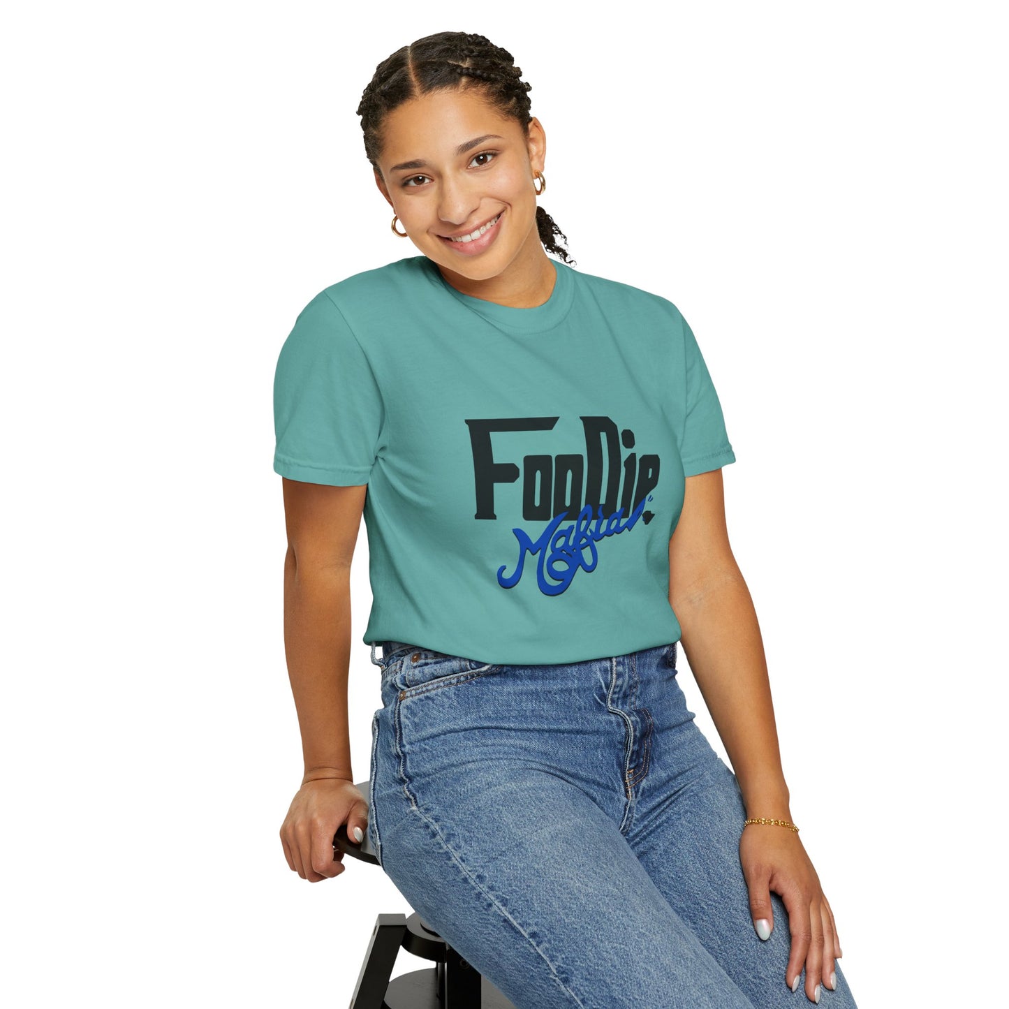 L.O.E.F Foodie Mafia Unisex Tee shirt (Cobalt Blue)